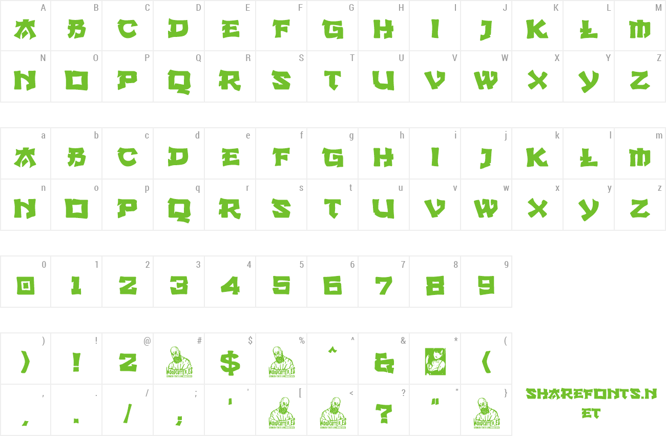 Font Hentai Universe preview